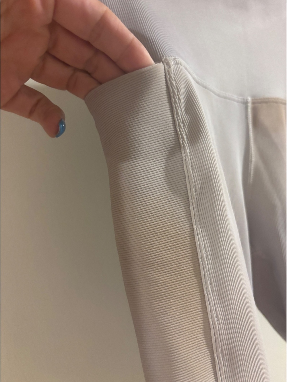NWT CALIA Essential High Rise Ribbed 7/8 Leggings XS Taupe - Picture 5 of 8